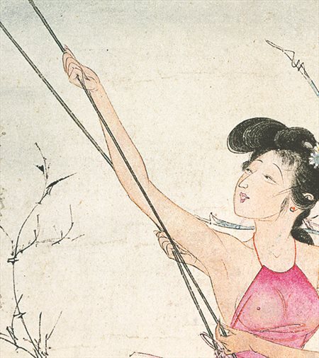 乐业县-胡也佛的仕女画和最知名的金瓶梅秘戏图